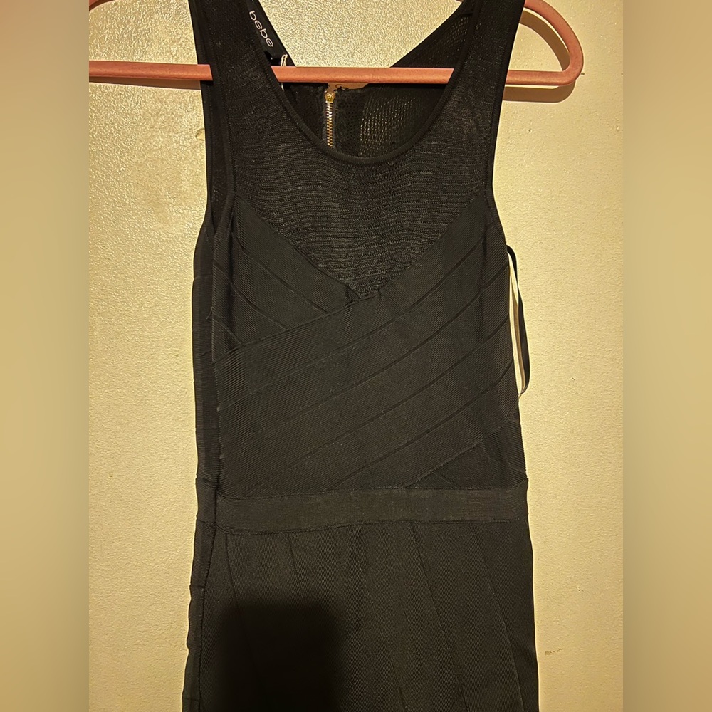 Bebe Black Bandage Dress